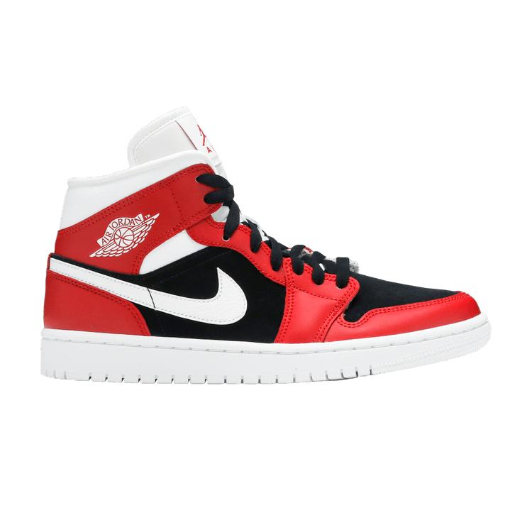 Wmns Air Jordan 1 Mid Gym Red Black 38