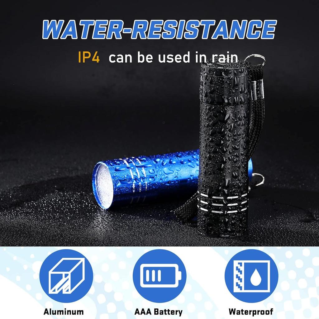 9LED Flashlight UV Resin Curing Lamp Light LED 395nm UV Torch For Epoxy UV Resin Cure Adhesive Glue Jewelry Equipments Tool