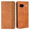 For Google Pixel 8a Phone Case Retro PU Leather Cell Phone Cover Wallet