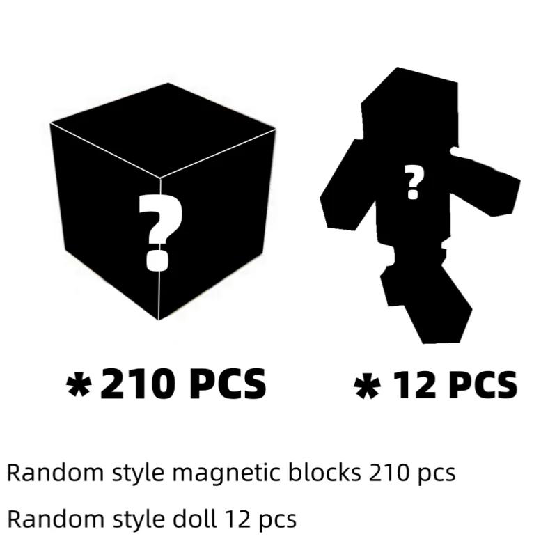 

Новые магнитные строительные блоки Mine World Cube Magnet World Set для детей от 3 лет и старше, модель своими руками, лучшие игрушки Монтессори-энсори