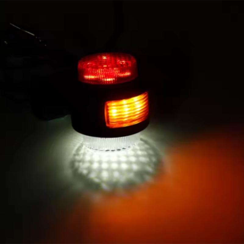 12V 24V Truck Side Marker Light Rear Brake Lights Replacement Side Marker Indicator Lamps Turn Signal Clearance Light