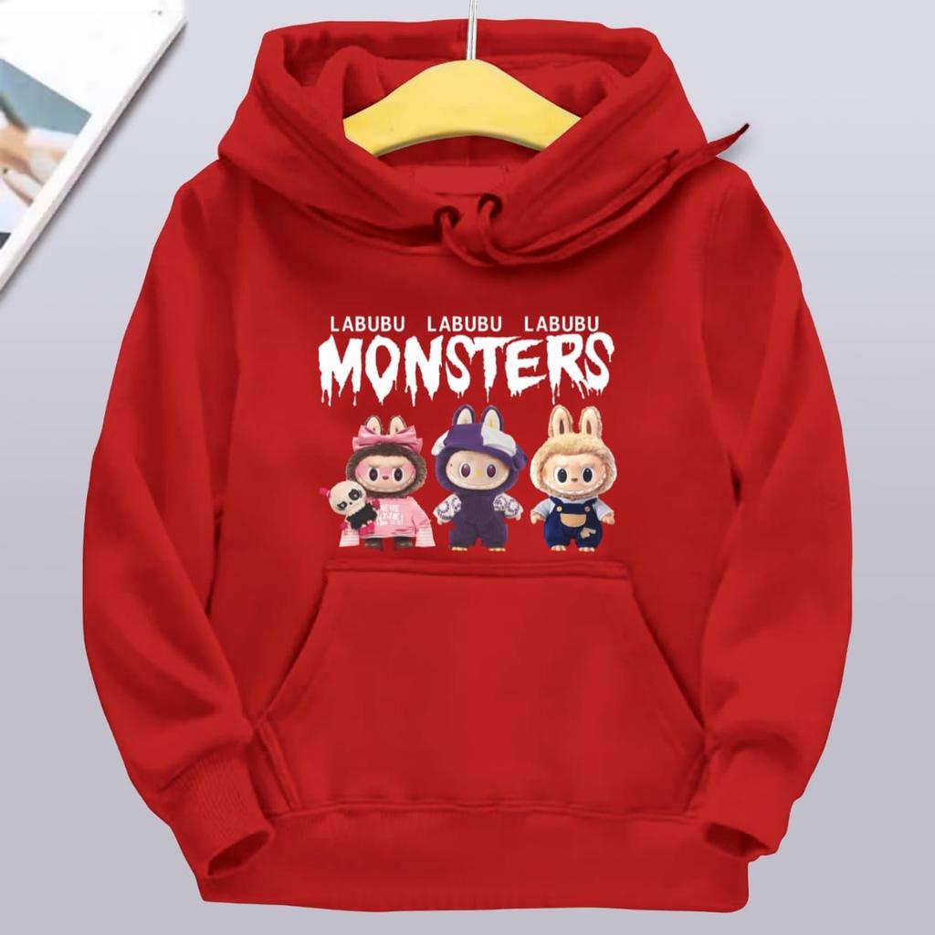Children's Hoodie New Trendy Labubu Kids Cute Cartoon Casual Daily Hoodie 100-160cm Boys Girls
