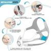 F20 1 Pack CPAP Headgear for Resmed AirFit F20 with Magnetic Clips, Replacement Headgear Straps Compatible with Resmed Aritouch Mask F20 - Soft Plush