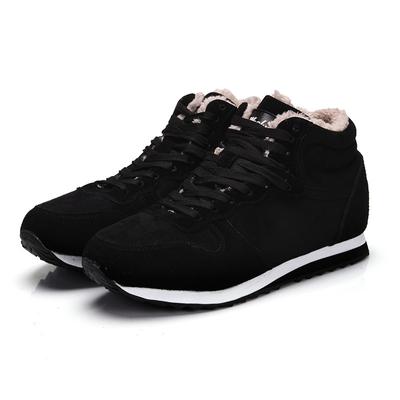 Couple Cotton Shoes Plush Warm Outdoor Hiking Sports Shoes Casual Workout Sneakers Trekking Snow Boots Men Women Plus Size