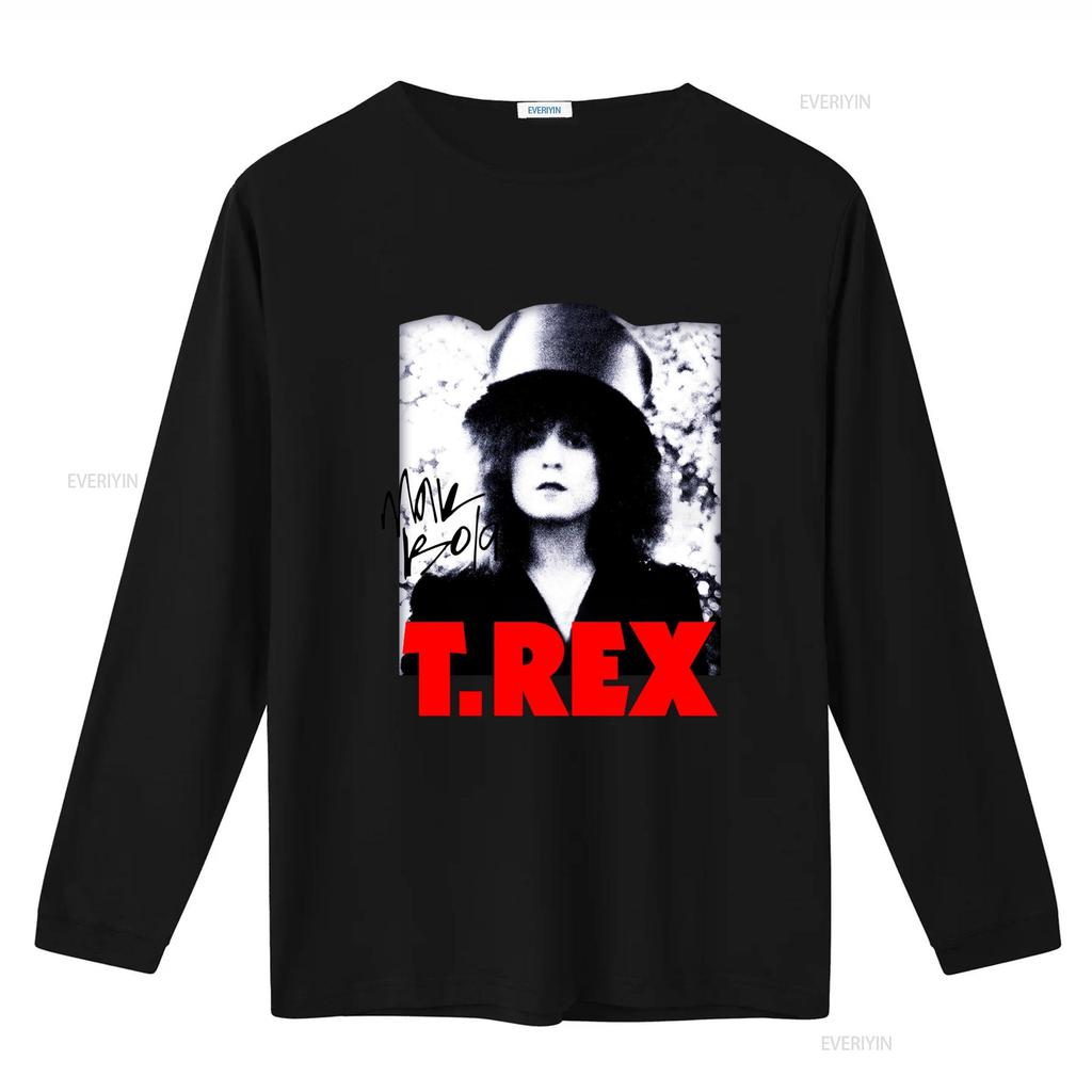 Vintage Marc Bolan T Rex Band Cotton Black Shirt S 5XL DI104 Vintage Washed Stretched Fashion Unisex Streetwear Casual Soft