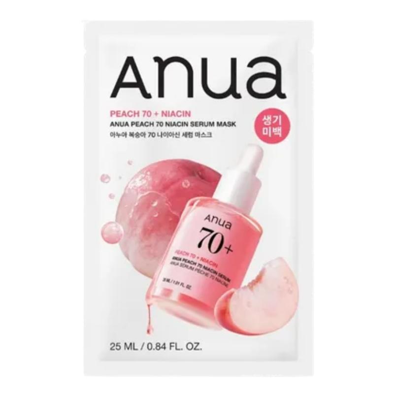 

ANUA Peach Niacinamide Serum Mask 25ml 25ml 1pcs