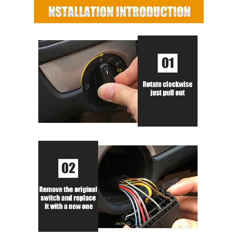Auto Headlight Switch For VW Passat B5 B7 Transporter T5 Tiguan Jetta Mk6 Golf 4 6 Head Light Lamp Auto-Switch Sensor Accessory
