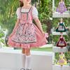 Rochie Tradițională de Fermă pentru Fete cu Șorț și Batic Costum Bavarez Oktoberfest pentru Copii Ținută Stil Rustic de Țară