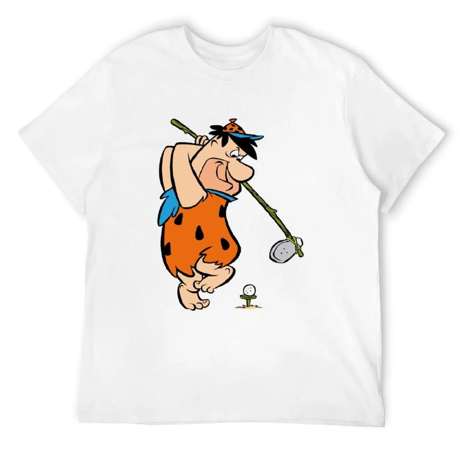 

Футболка с наклейкой Flinstones, топы, рубашки, графика, эстетическая одежда, графика, мужская футболка 4XL белый