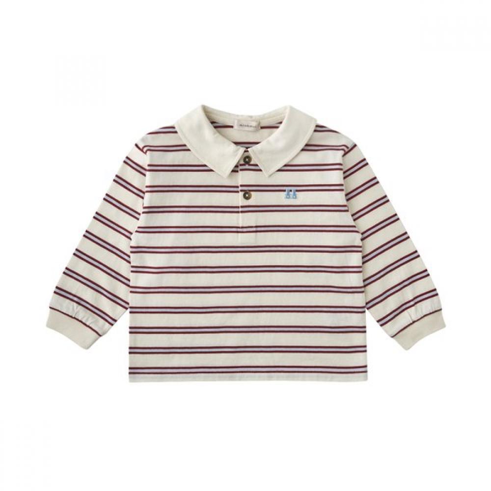 

Mink Mui MulTi STripe Collar T shirT 36114 330 01 IV/6 years old (120)