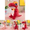 Dinosaur Plush Toy With Multicolor Flames For Kids Play And Comfort