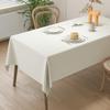 ZISIZ Wipe-Clean Waterproof Rectangular Tablecloth
