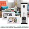 7 Inch HD IR Video Intercom Doorbell One Camera with Five Monitor