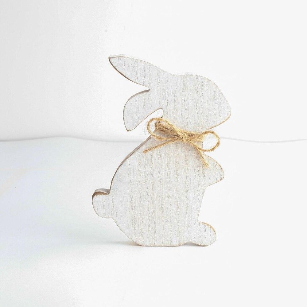 Easter Ornaments Wooden Easter Bunny Wooden Tabletop Decoration Tray Easter Bunny Diy Crafts Graffiti Easter Decor For Home