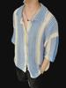 Men's Trendy American Color-Block Ice Silk Short-Sleeve Shirt