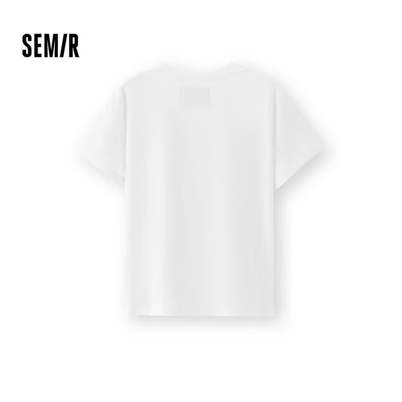 Semir Women's Slim Fit Printed Short Sleeve T-Shirt