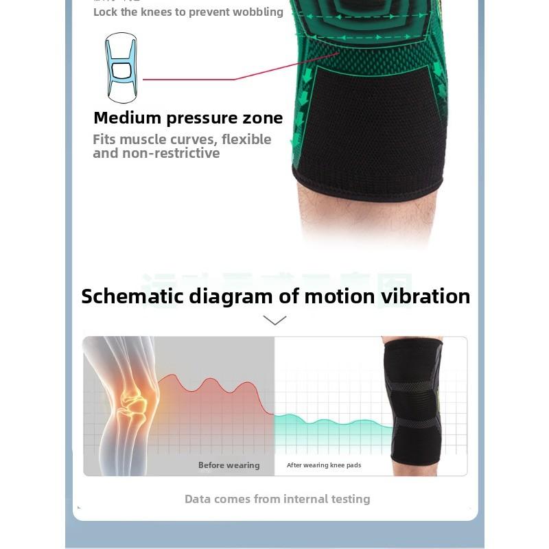Sports Knee Support Knitted Nylon Basketball Running Protective Gear Patellar Strap Men's Knee Joint Cycling Knee Cover
