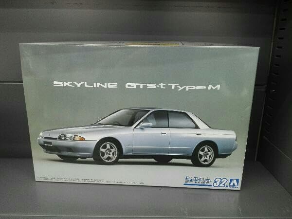 

Неиспользованная пластиковая модель Aoshima Nissan HCR32 Skyline Type M The Model Car 1/24 GTS-t 89 №32
