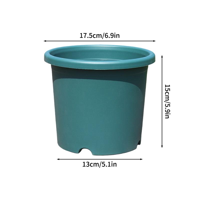Thickened Plastic Flowerpot Plant Pot for Flowers Shrubs Succulents Breathable Root Control Flower Pot Garden Decorations