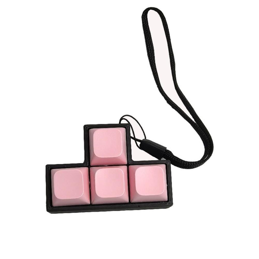 Keycap Finger Keyboard Cap T-shaped Clicker Toy Relaxing Pendant  for Adults