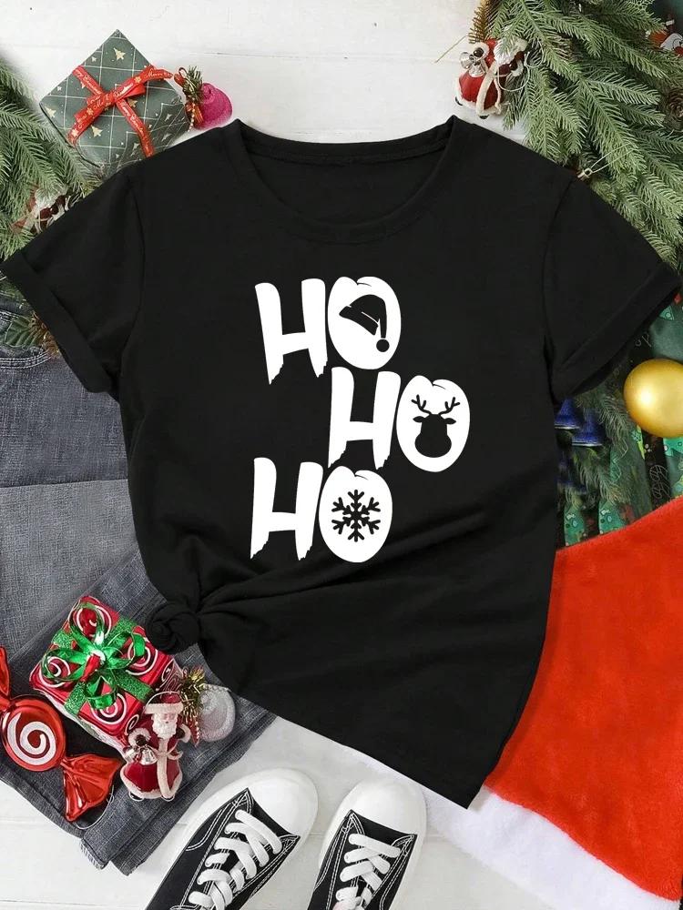 Unisex Christmas Santa Claus Printed T Shirt Christmas Xmas Cartoon Top Tshirt Harajuku Fashion New Year Tshirt Clothing