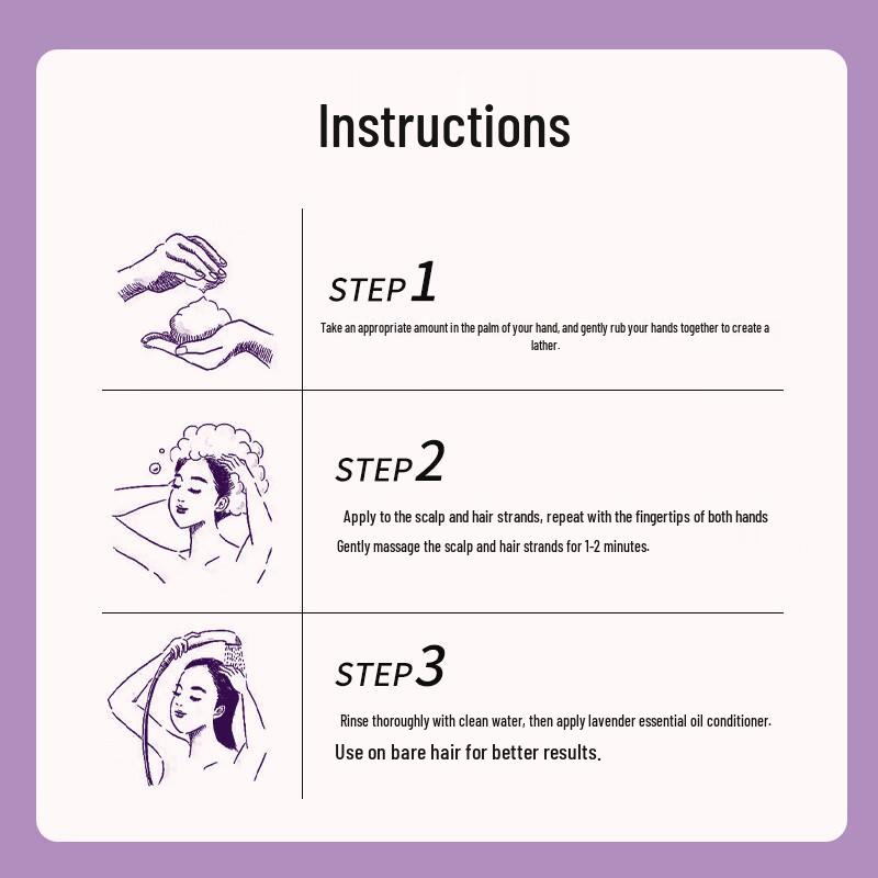 Jieyou Gongzhu Lavender Essential Oil Shampoo