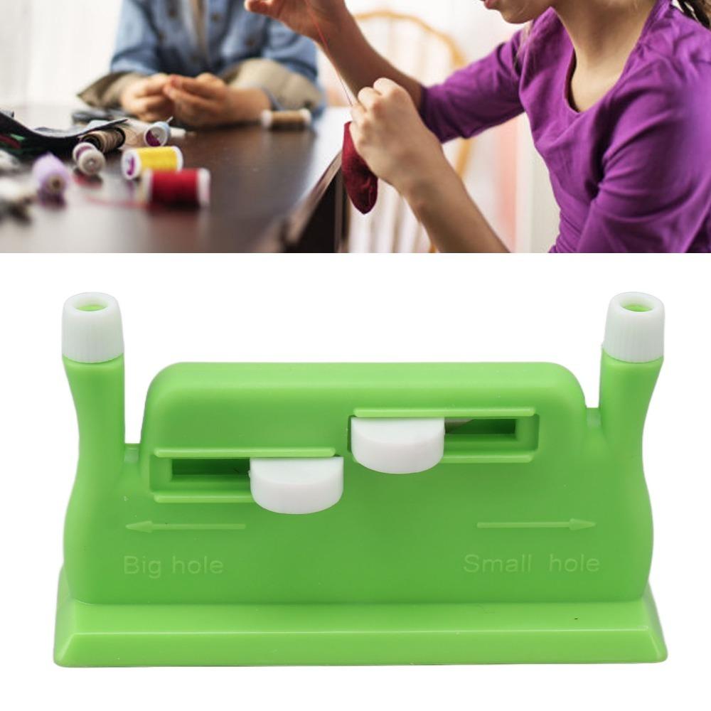 

Orange/Green Needle Threader with Needles Needle Helper Time Saving Sewing Tool Sewing Work зелёный