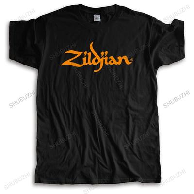 New T Shirt Black Tops for Men High Quality Tee-shirt Allover ZILDJIAN CYMBALS & DRUMS T SHIRT NEW Funny Tee MEN Cotton