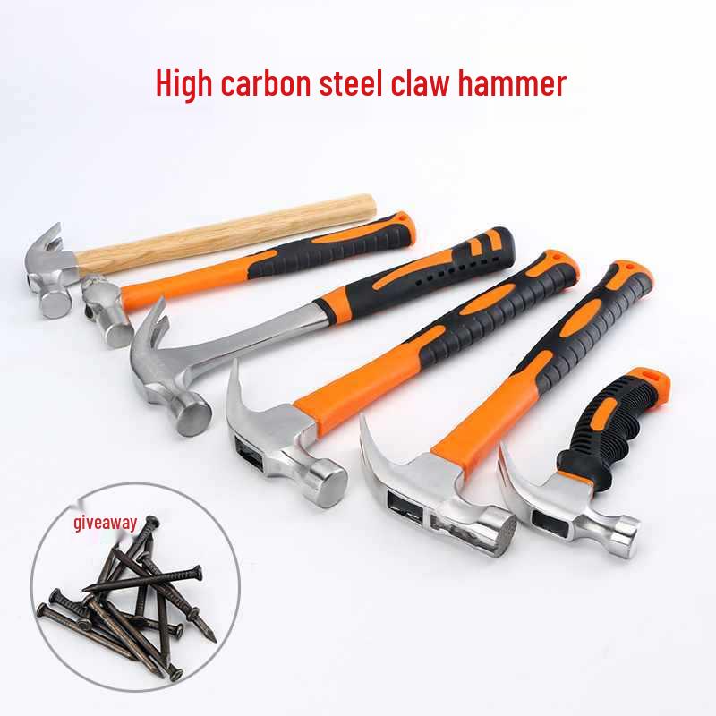 Multi-Function Claw Hammer with Nail Puller for Household, Woodworking, and Electrical Use