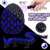 3D Printed Dragon Egg Figurine Movable Joints Luminous Loong Figure Fidget Toy Dragon Egg with Articulated Dragon Inside Decoration Ornament