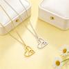 1PC Artistic Love Gymnastics Member Necklace Love Gymnastics Necklace Stainless Steel Gymnastics Enthusiast Souvenir
