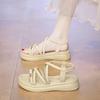 Roman sandals women's 2025 new summer wear fashion and high sense with skirt non-slip and not tired women's shoes