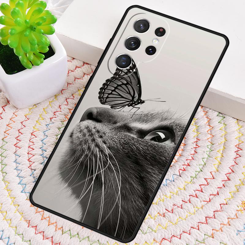 Cute Animals Cats Pattern Phone Case for Samsung Galaxy note 10 pro S26 Ultra S23 S24 FE S25 S21 S22 PLUS shockproof Cove