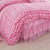 1pcs Lace Duvet Cover + 2 Pcs Pillowcases Fashion Design Soft Comfortable Quilt Cover King/Queen Size Luxury Bedding Sets