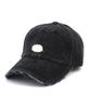 Yunibeosyeolkemiseuteuli Vintage Washing Bubble Black Ballcap