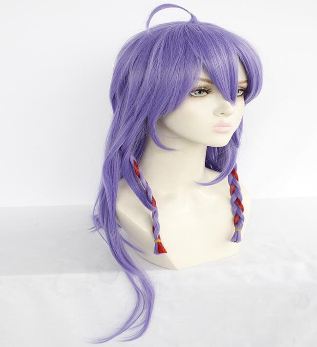 

Аниме Фиолетовый Длинный Парик Косы Косплей Игра Spirit Blossom Родственный Костюм Термостойкие Синтетические Волосы Женщины Фиолетовые Парики One Size фиолетовый