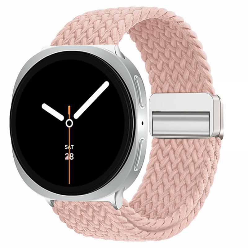 Nylon Braided Solo Loop Strap Suitable for Samsung Galaxy Watch 8 40mm/44mm Magnetic Band For Galaxy Watch 8 Classic Correa