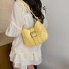 Simple retro trend design new fashion belt buckle casual shoulder underarm bag messenger bag