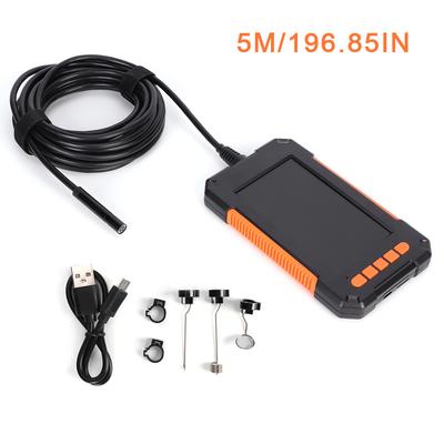 4.3in LCD 1080P Χειρός Ενδοσκόπιο IP67 8mm Αδιάβροχη Κάμερα Επιθεώρησης Σωλήνων 5m