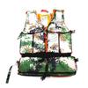 Camouflage Life Vest with Polyethylene Foam, Lifebuoy, Rescue Rope, and Pole for Water Rescue
