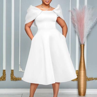 Women's New Fashion Temperament Elegant Sexy Banquet Dress African Dress
