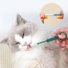2 Piece Portable Pet Medication Device Soft Silicone Feeder Accurate Dosing System For Travel Friendly Use