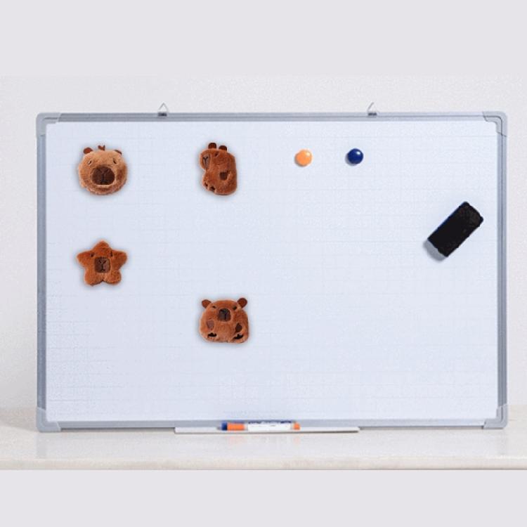 4 Stück Cartoon Capybara Plüschtier Kühlschrankmagnete Tierpuppen Kreativer Kühlschrank-Magnetaufkleber Küchendekoration