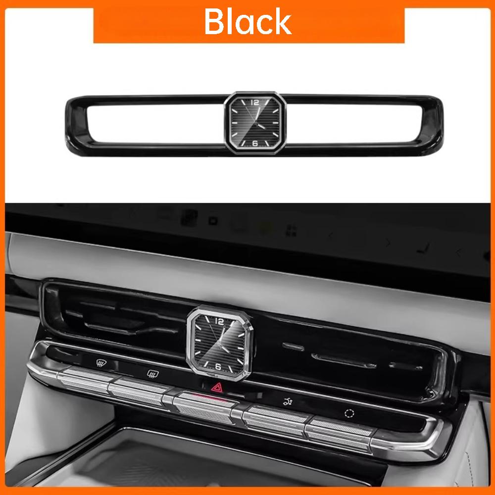 For Zeekr 9X Car Center Console Clock Square Modified Electronic Quartz Watch Interior Decoration Accessories