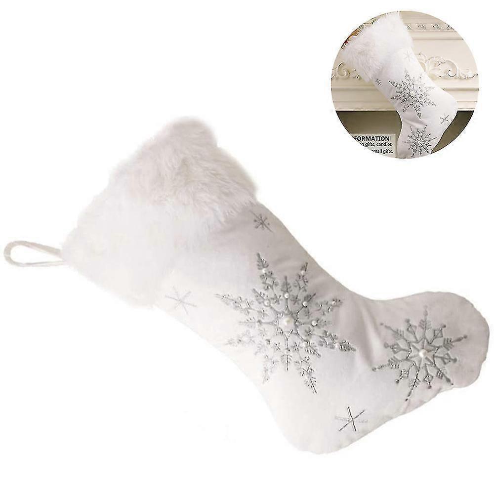 Christmas Plush Decoration Socks Christmas Stocking Pendant Christmas Decoration Gift Bag Christmas Tree Socks Pendant