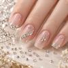 1440 PCS / Set Mini Flat Bottom Sparkling Diamond Nail Jewelry Set