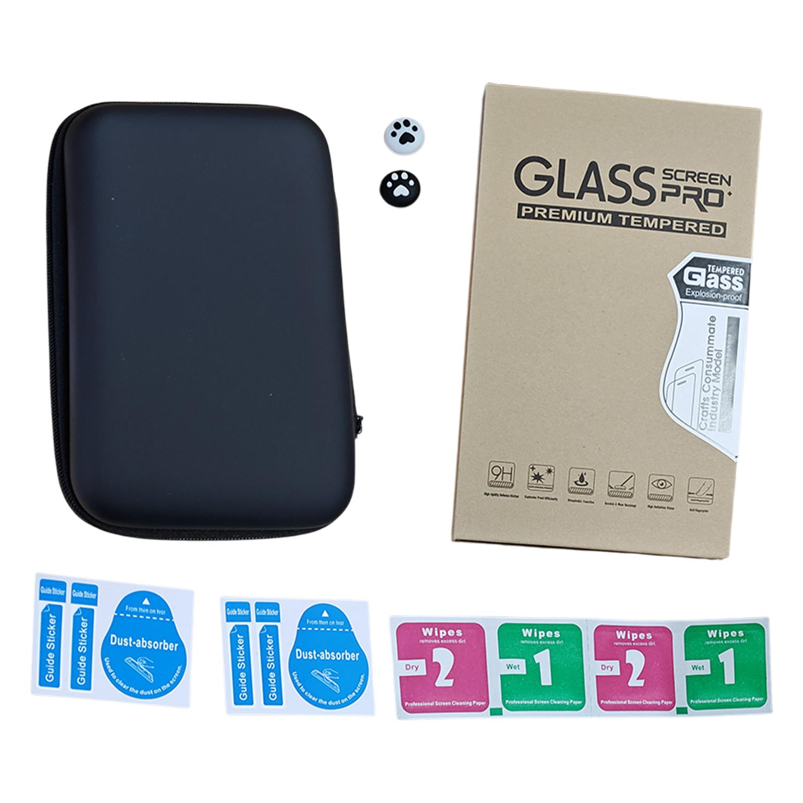 Console Carrying Case, Protection Bag for R36S/R35S/RGB20S Carrying Bag Carrying Case & Tempered Film Set чёрный
