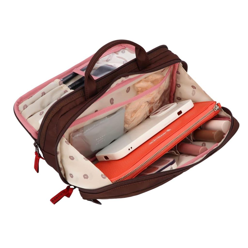 Large Capacity Cosmetic Large Slope Shape Porti Lip Pouch, Pouch, 4WP-PU120, Artisan&artist