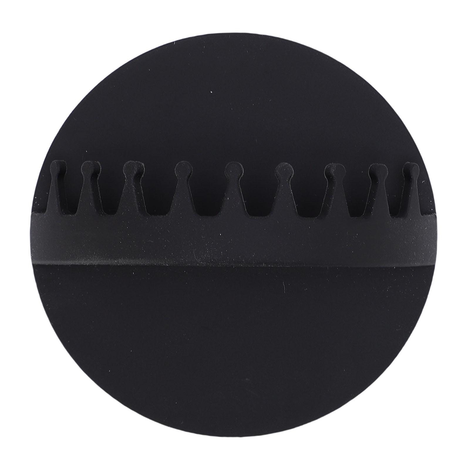 

Настенный держатель для волос на присоске для душа, удобный для хранения, универсальный силиконовый держатель для волос для ванной комнаты. Black