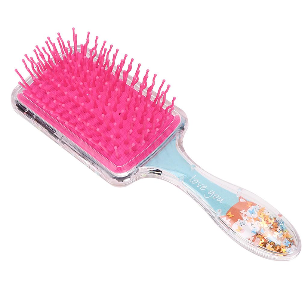 Crianças Desenho Animado Lantejoulas Pente de Cabeleireiro com Bolsa de Ar para Massagem do Couro Cabeludo Ferramenta de Styling